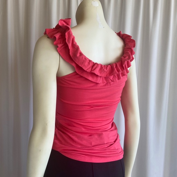 (BCBG) Ruffle Tank Top - Picture 4 of 4